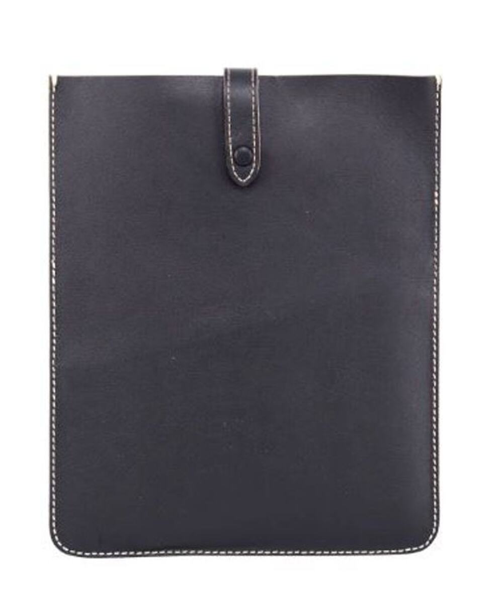 Montana West Tablet Slim Sleeve Black Genuine Leather NEW